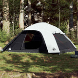 Vidaxl Dome Tenda Bianco di polvere impermeabile per 6 persone