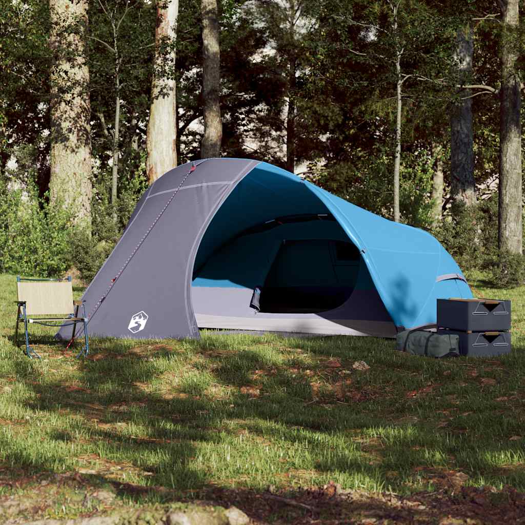 Vidaxl Dome Tenda Blu impermeabile per 4 persone