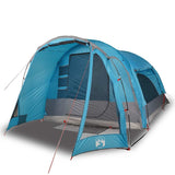 Tenda da campeggio Vidaxl Blu impermeabile per 6 persone