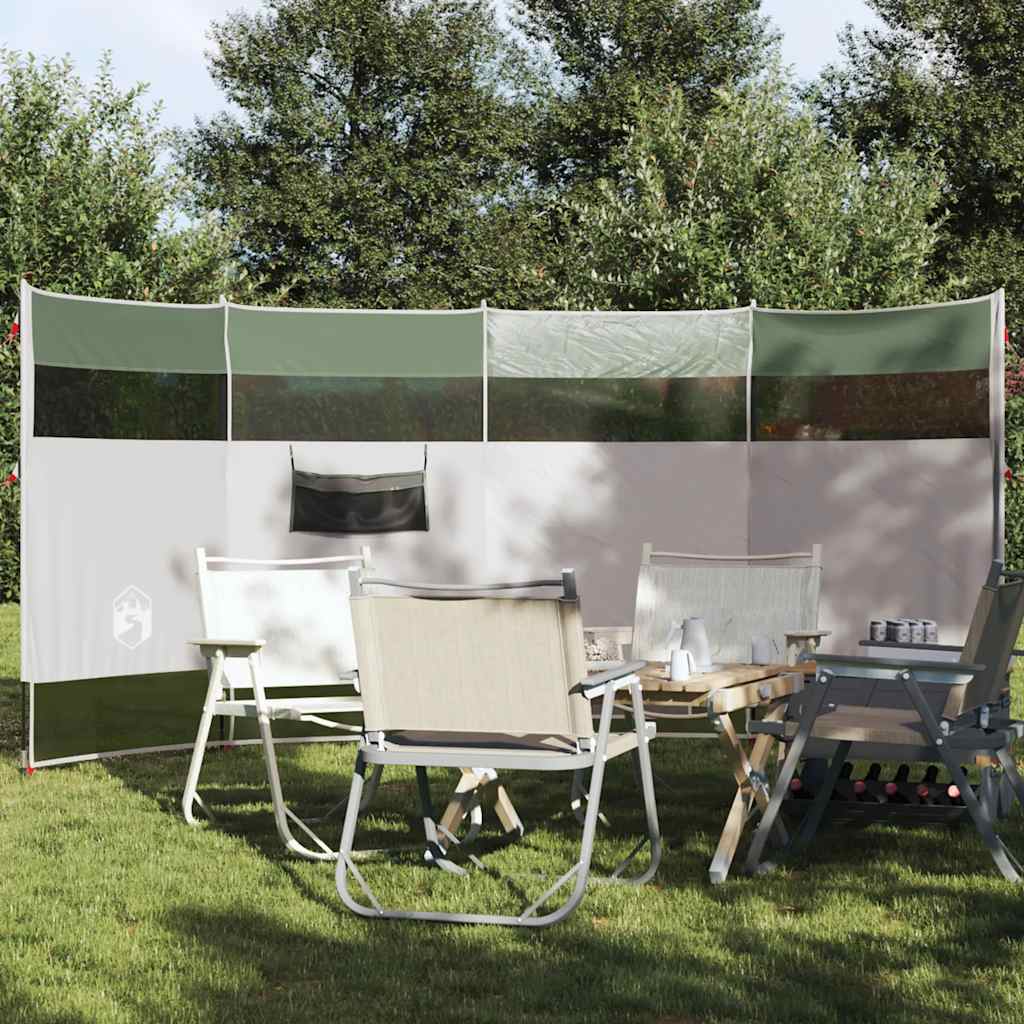 Vidaxl Windshield Camping Vandtæt 366x152x152 cm grøn