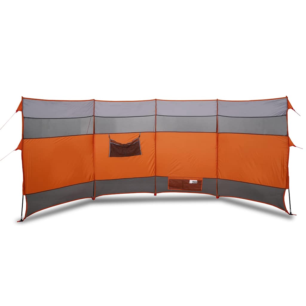 Vidaxl Windshield Camping Waterproof 366x152x152 cm naranja