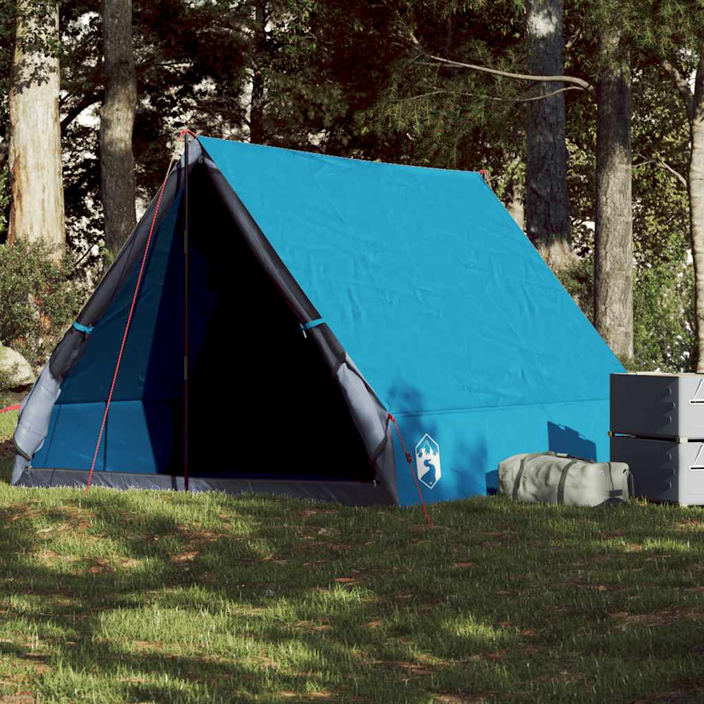 Vidaxl Tent 2 Personne A-Frame étanche bleu