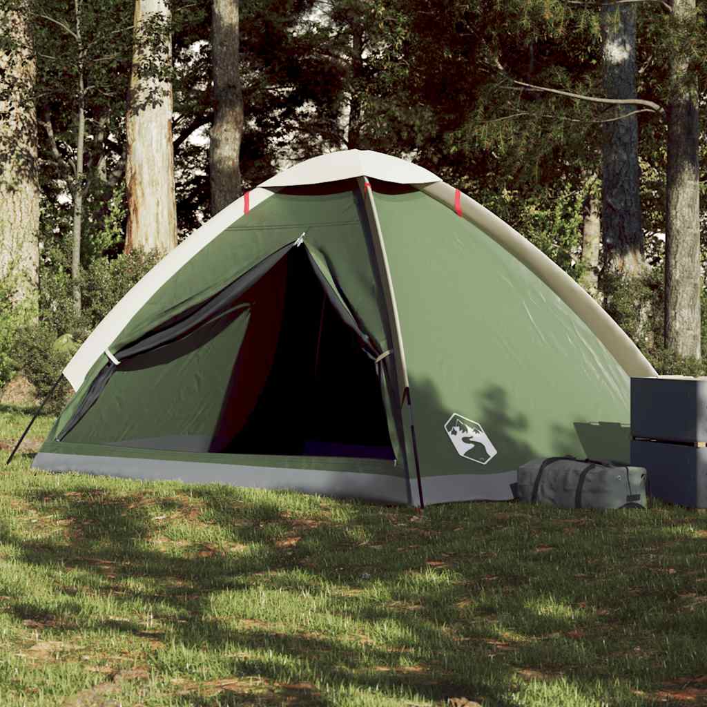 Vidaxl Dome tent 4-person waterproof green