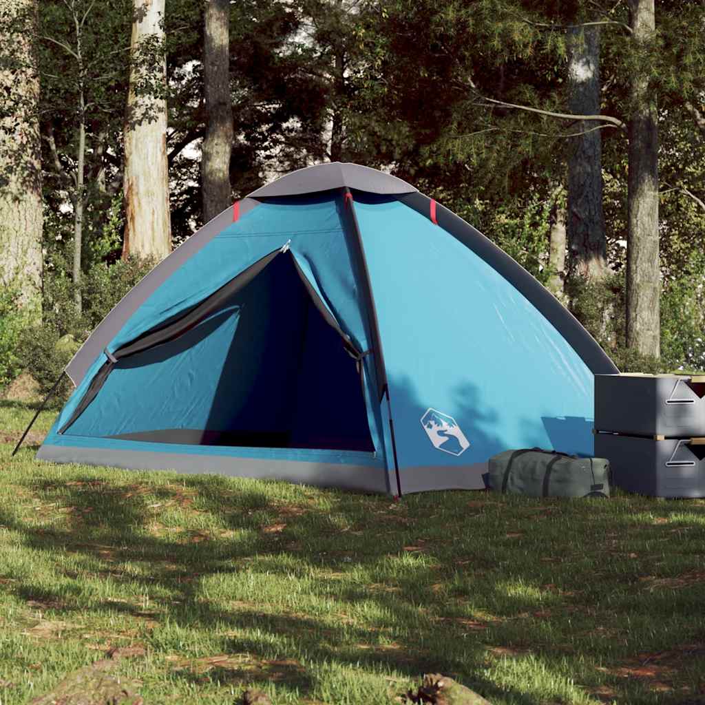 Vidaxl Dome tent 4-person waterproof blue