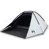 Vidaxl Dome Tent de 3 personas Imploading de tela blanca