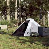 Vidaxl Dome Tent de 3 personas Imploading de tela blanca