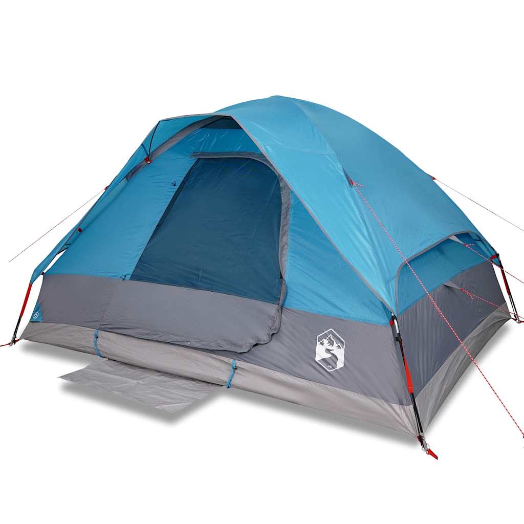 Vidaxl dome tente 2 personnes imperméables bleu