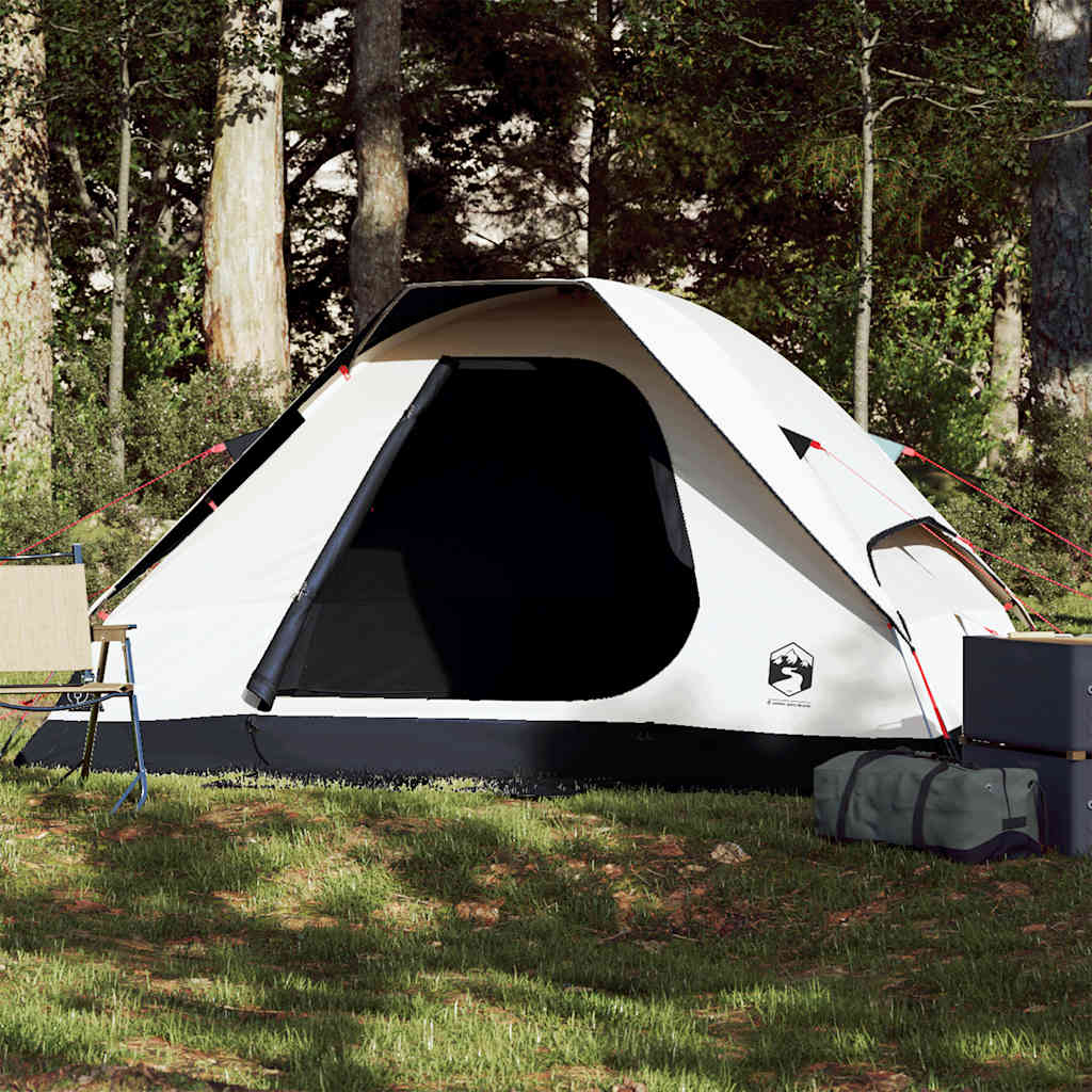 Vidaxl Dome Stan 2-Person Waterproofing tkanina bílá