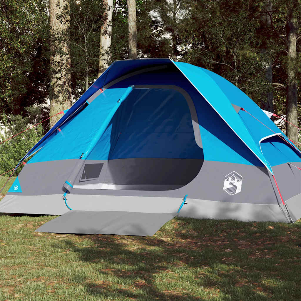 Vidaxl Dome Stan 4-Person Waterproof Blue