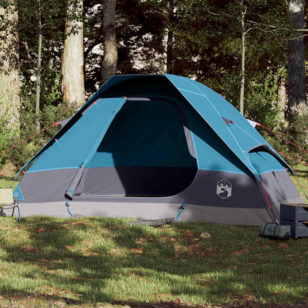 Vidaxl Dome tent 6-person waterproof blue