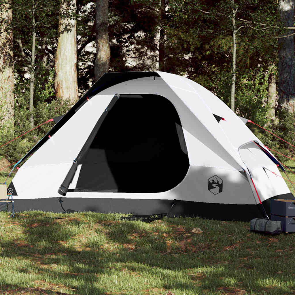 Vidaxl Dome Stan 6-Person Waterproofing Prach bílý