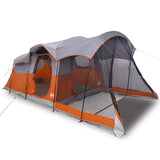 Vidaxl Tung Tent de 8 personas Impermeable y naranja