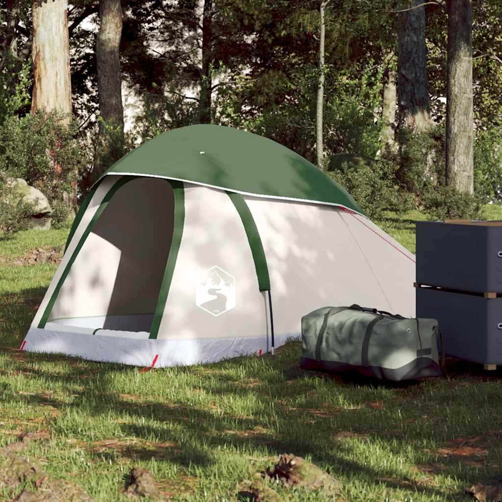 Vidaxl Dome Tent 1-Persona Green impermeable