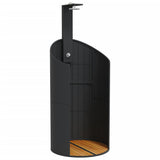 Vidaxl Outdoor Shower 100x100x241,5 cm Poly Rattan og Acaciahout Black