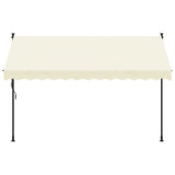 Vidaxl Laifel extensible 300x150 cm tissu et crème en acier -colore