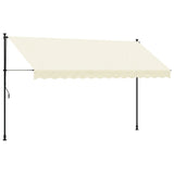 Vidaxl Lagiel verlängeren 350x150 cm Stoff a Stol Creme -Colored