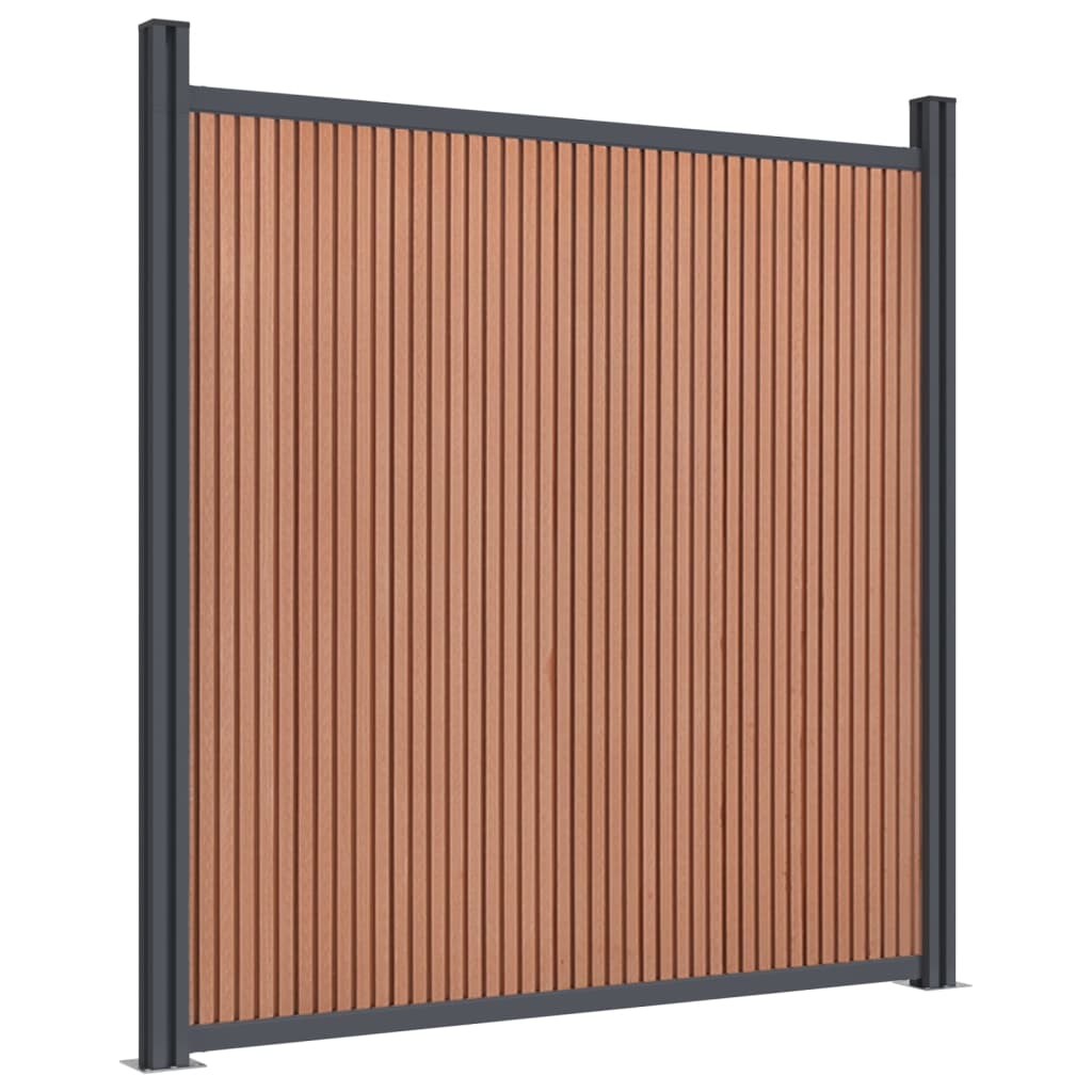 Vidaxl staketpanel 180x186 cm HKC Brown