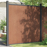 Panel de valla Vidaxl 180x186 cm HKC Brown