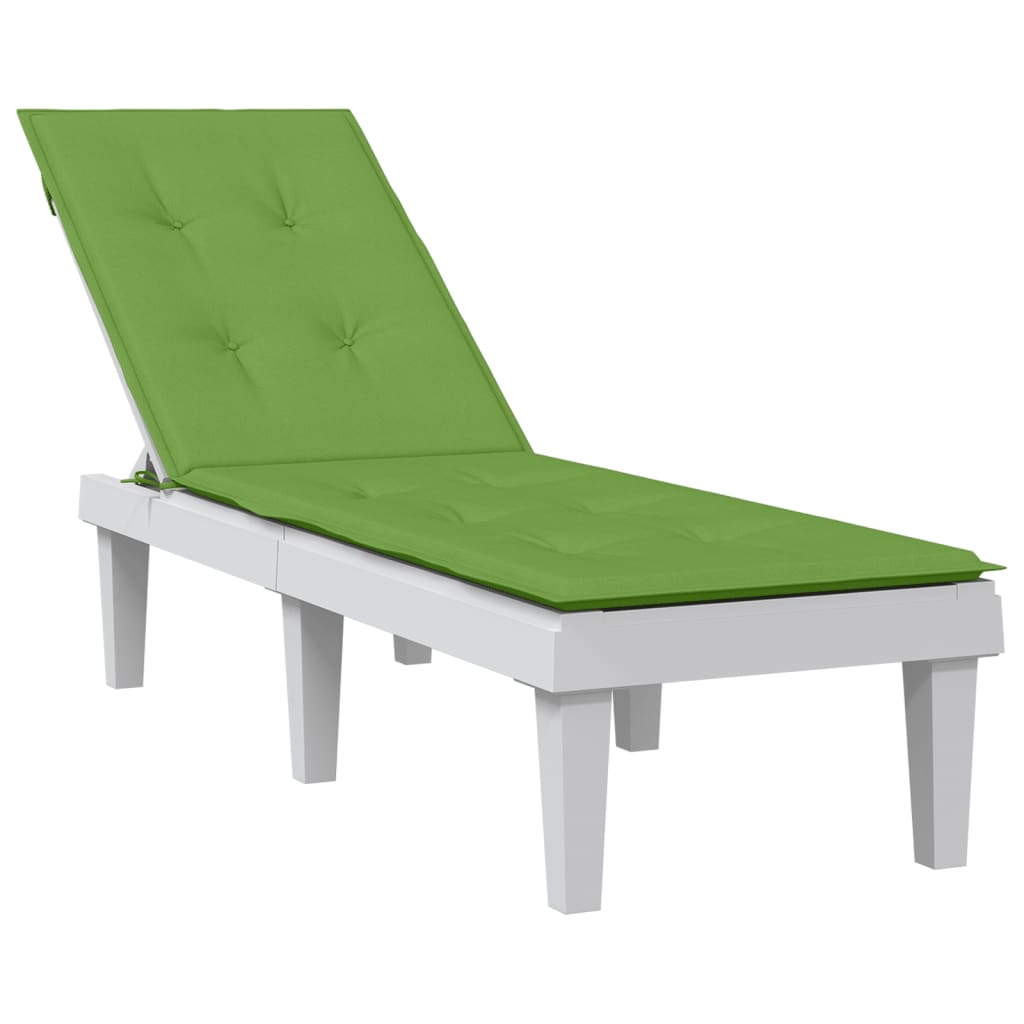 Coussin de chaise de patio vidaxl (75 + 105) tissu x50x3 cm vert mélangé