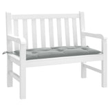 Vidaxl Garden Bench polštář 100x50x7 cm tkanina smíšená světle šedá