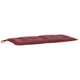 VidaXL Garden bench cushion 100x50x7 cm Fabric mixed wine red