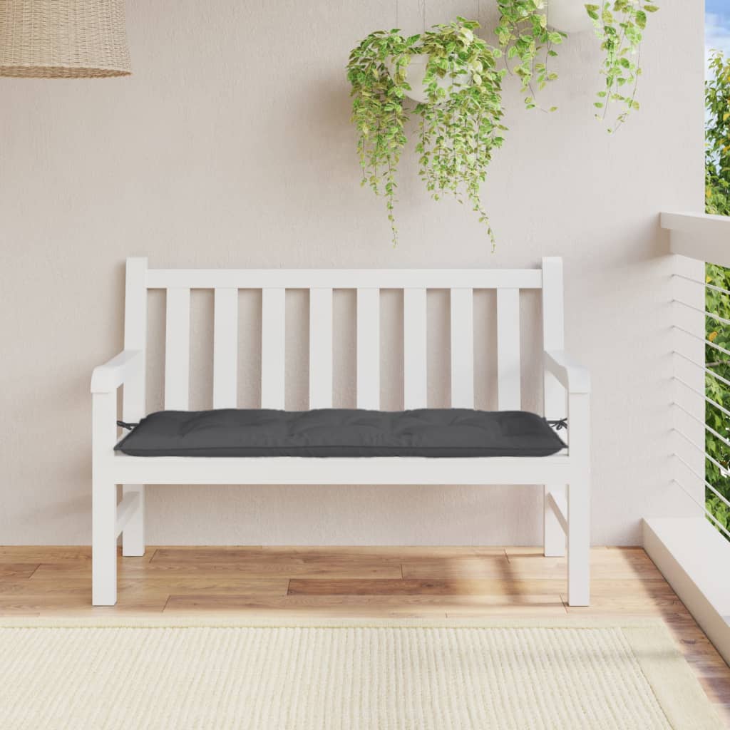 Vidaxl Garden Bench polštář 120x50x7 cm tkanina smíšený antracity -