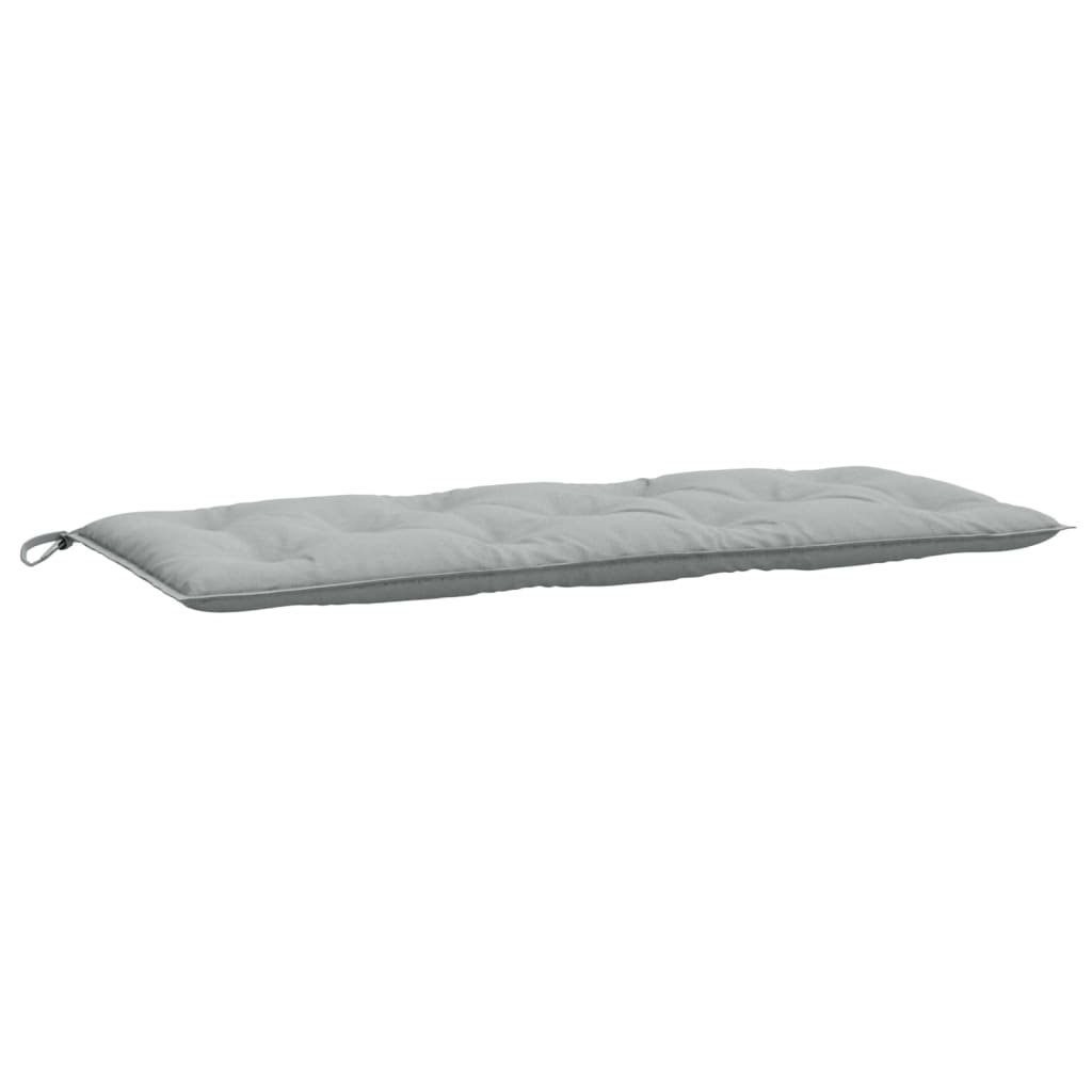 Vidaxl Garden Bench Cushion 120x50x7 CM Fabric de tela mixta gris claro