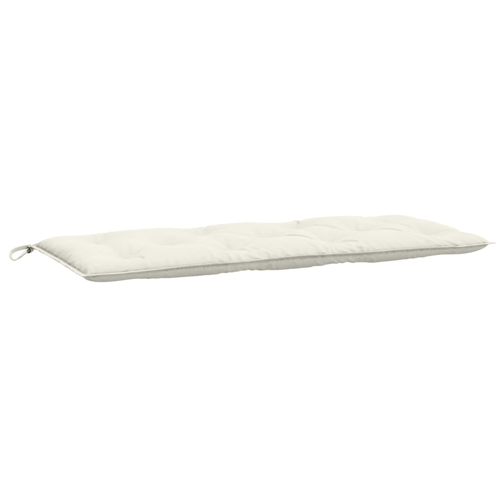 Vidaxl Garden Banc Cushion 120x50x7 cm Tissu à la crème mélangée - Colorée