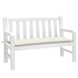 Vidaxl Garden Bench Poduszka 120x50x7 cm tkanina mieszana krem ​​-