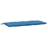 Vidaxl jardin banc coussin 120x50x7 cm tissu mixte bleu