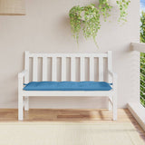 Vidaxl jardin banc coussin 120x50x7 cm tissu mixte bleu