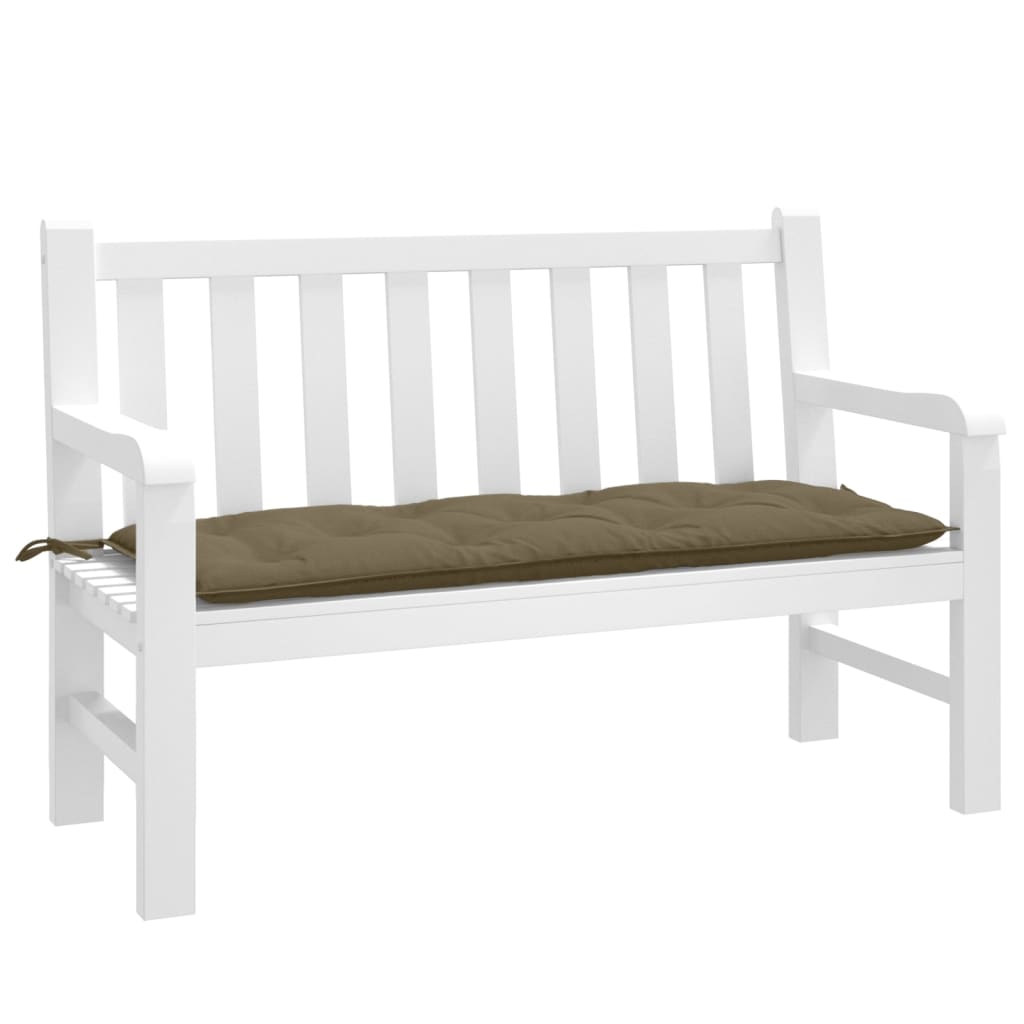 Vidaxl Garden Bench Poduszka 120x50x7 cm Mieszana taupe