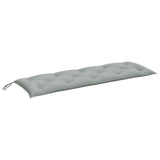 Vidaxl garden bench cushion 150x50x7 cm fabric mixed light gray