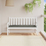 Vidaxl garden bench cushion 150x50x7 cm fabric mixed dark gray