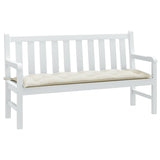 Vidaxl Garden Bench Cushion 150x50x7 CM Tyg Mixed Cream -Colored