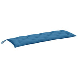 Vidaxl garden bench cushion 150x50x7 cm fabric mixed blue