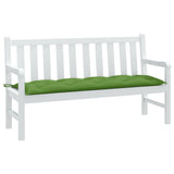 Polštář Vidaxl Garden Bench polštář 150x50x7 cm Tkanina smíšená zelená