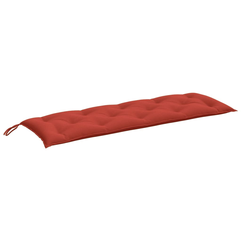 Vidaxl Gartenbank Kissen 150x50x7 cm Stoff gemischt rot