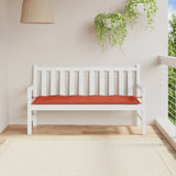 Polštář Vidaxl Garden Bench polštář 150x50x7 cm Tkanina smíšená červená