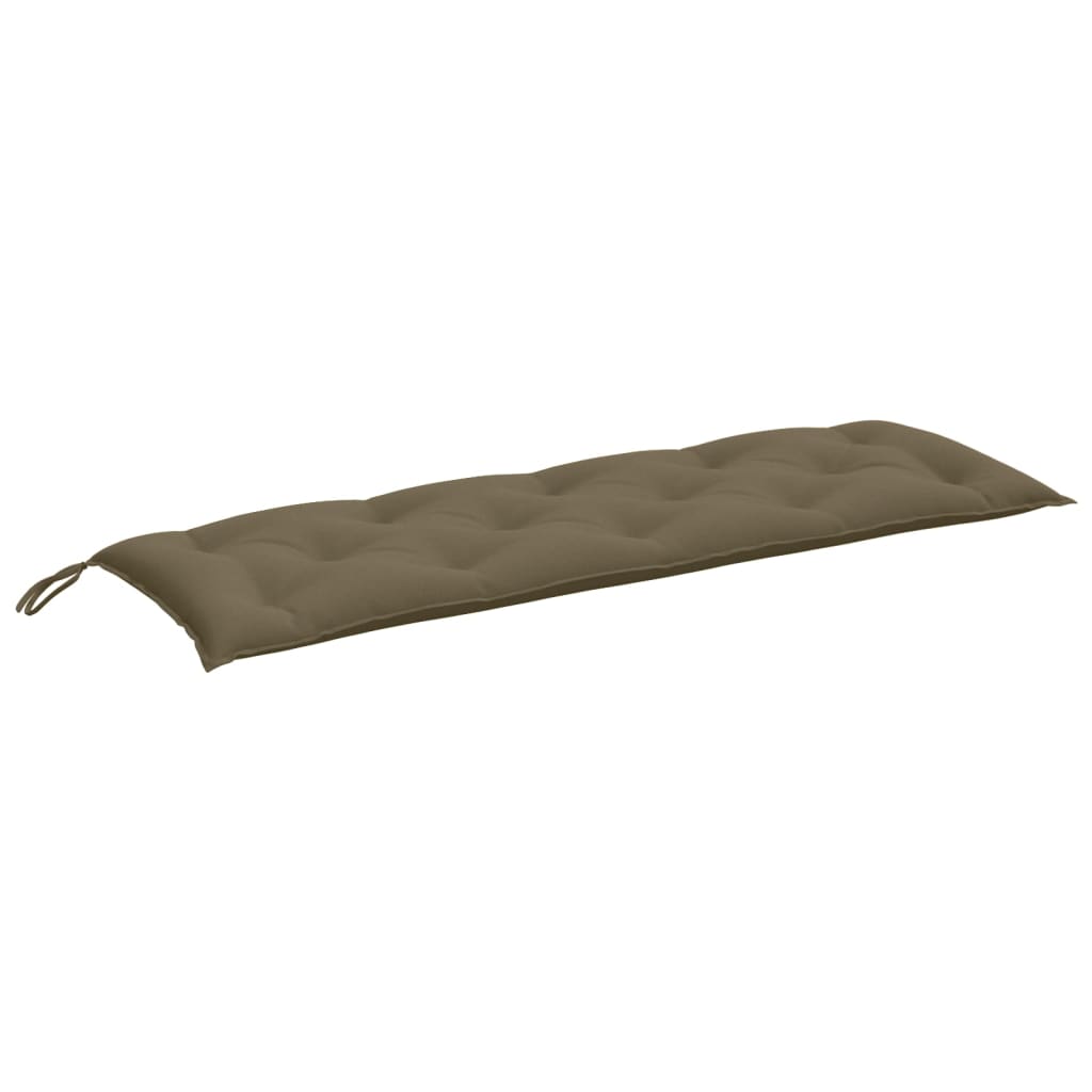 Vidaxl Garden Bench polštář 150x50x7 cm tkanina smíšená taupe