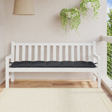 Vidaxl Garden Bench Cushion 180x50x7 CM Tyg Mixed Anthracite -färgad