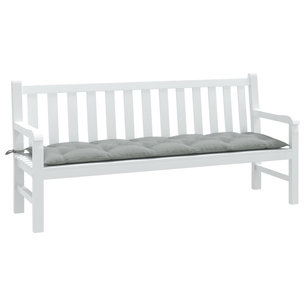 Vidaxl Garden Bench Poduszka 180x50x7 cm mieszana jasnoszona szara