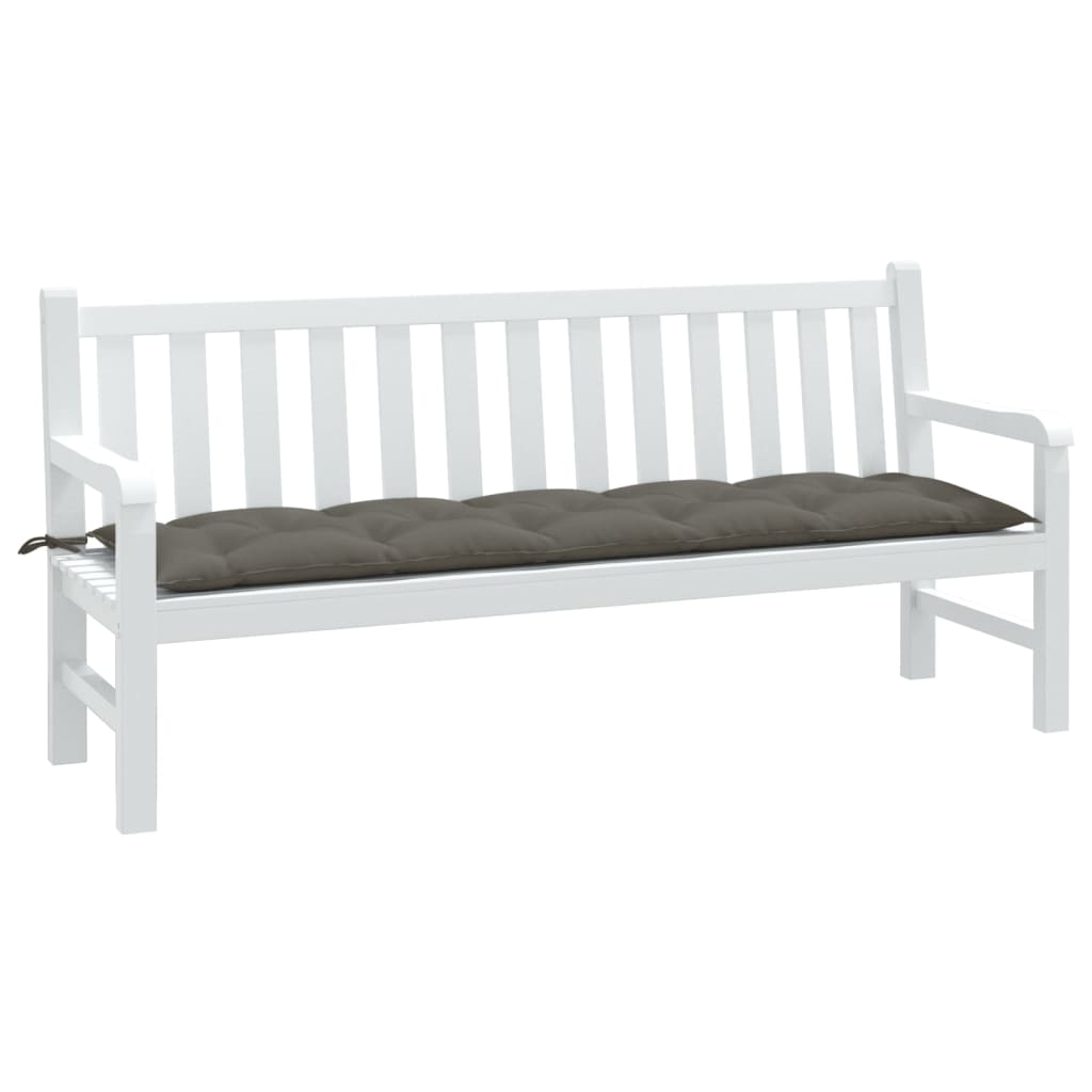 Vidaxl Garden Bench Cushion 180x50x7 CM Fabric Mezcla Gray