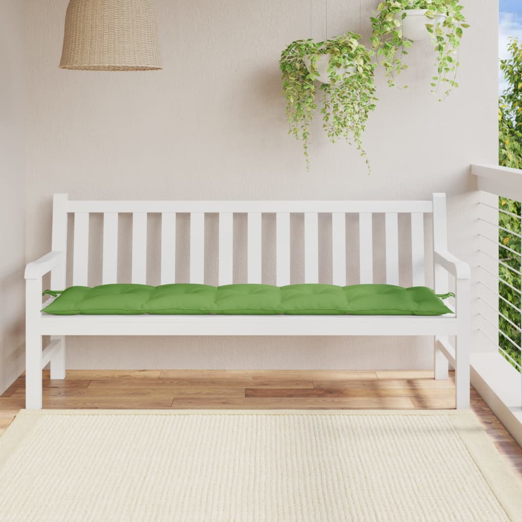 Vidaxl Garden bench cushion 180x50x7 cm Fabric mixed green