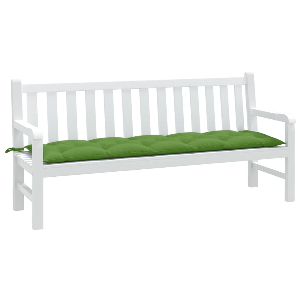 Vidaxl Garden bench cushion 180x50x7 cm Fabric mixed green