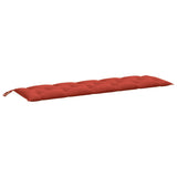 Vidaxl Gartenbank Kissen 180x50x7 cm Stoff gemischt rot