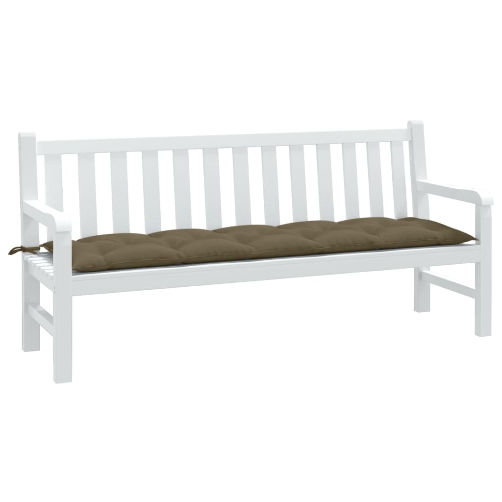 Vidaxl Garden Bench polštář 180x50x7 cm tkanina smíšená taupe