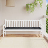 Vidaxl Garden Bench Cushion 200x50x7 CM Tyg Mixed Anthracite -färgad