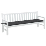 Vidaxl Garden Bench poduszka 200x50x7 cm Mieszana antracytowa antracyt