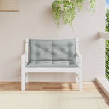 Vidaxl Garden Bench CUDIONS 2 ST 100X50X7 CM Tyg Mixed Light Grey